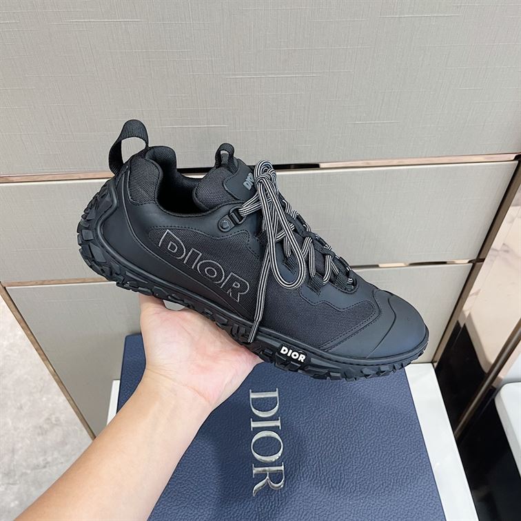 D10rIZON HIKING SHOE BLACK TECHNICAL MESH AND RUBBER DO087