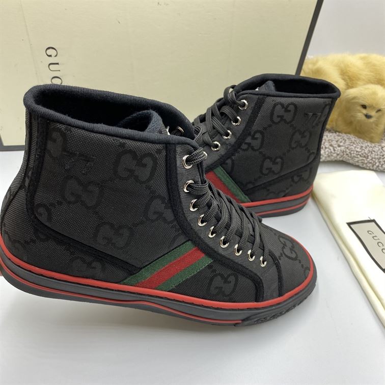 Gvc*1 Dupes Shoes OFF THE GRID HIGH TOP BLACK GCC047