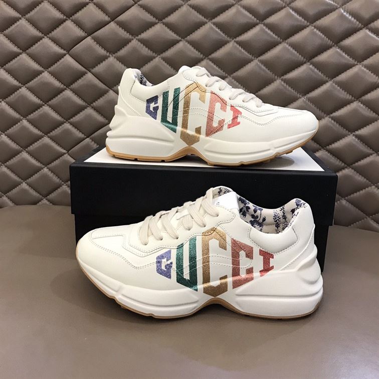 Gvc*1 IVORY RHYTON RAINBOW GLITTER SNEAKERS   GCC013