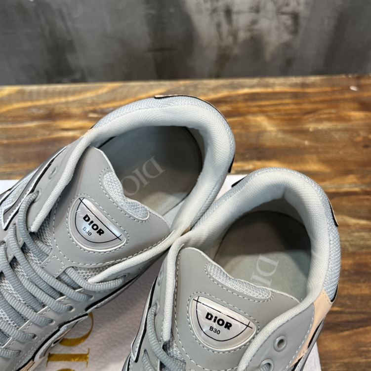D10r B30 SNEAKER GRAY MESH AND LIGHT PINK AND GRAY TECHNICAL FABRIC DO058