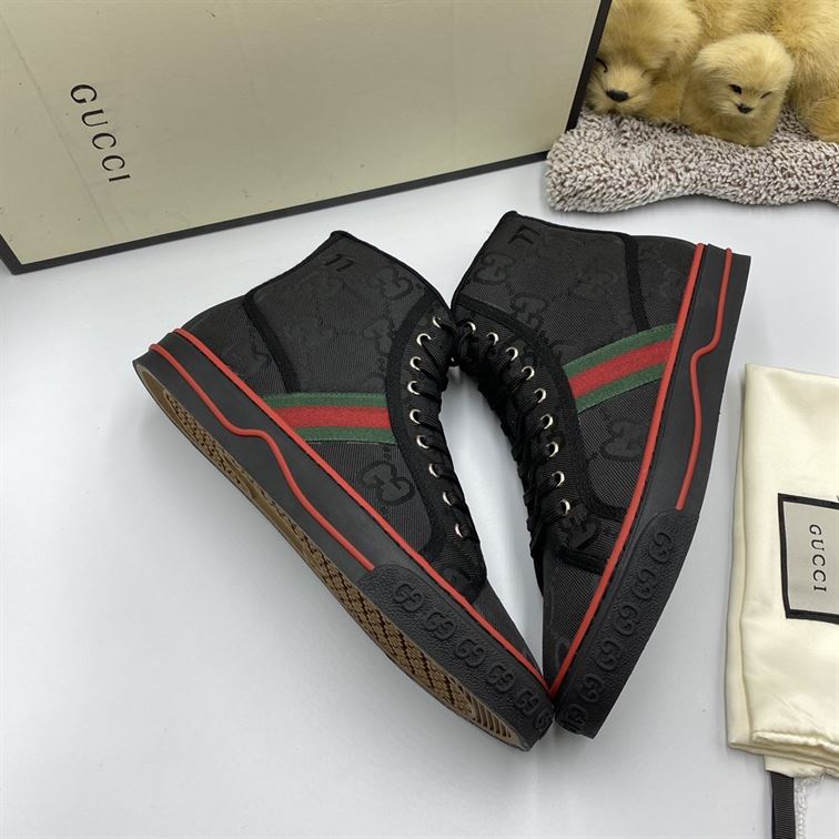 Gvc*1 Dupes Shoes OFF THE GRID HIGH TOP BLACK GCC047