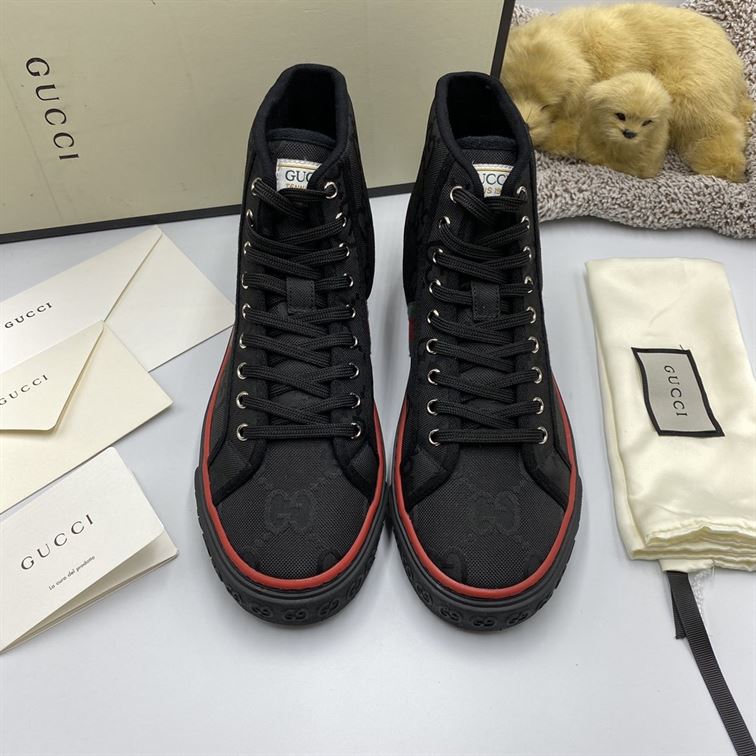 Gvc*1 Dupes Shoes OFF THE GRID HIGH TOP BLACK GCC047