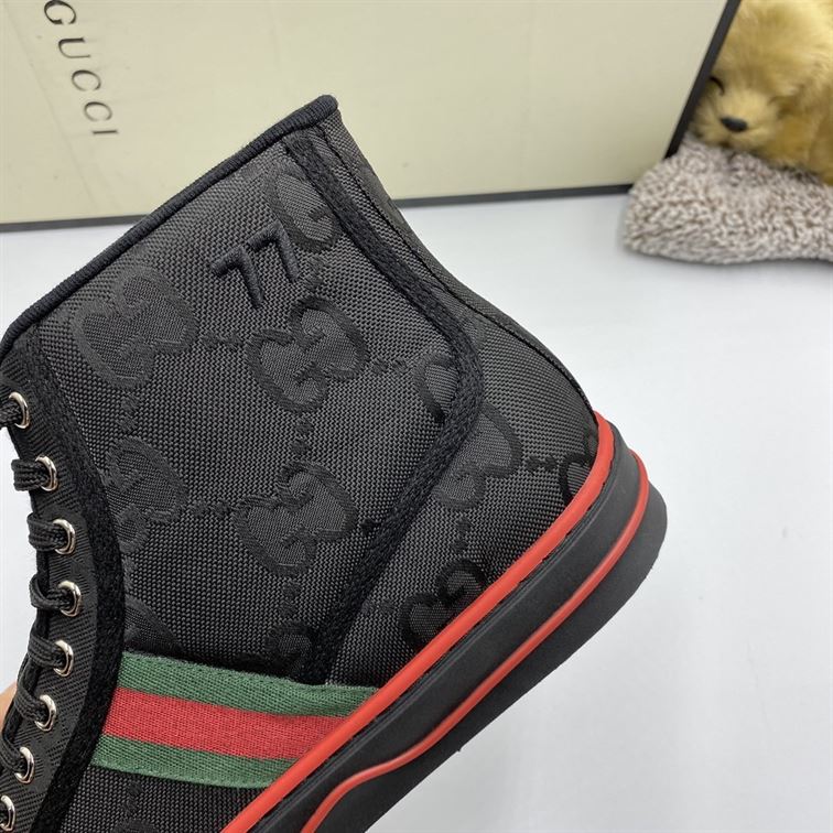 Gvc*1 Dupes Shoes OFF THE GRID HIGH TOP BLACK GCC047