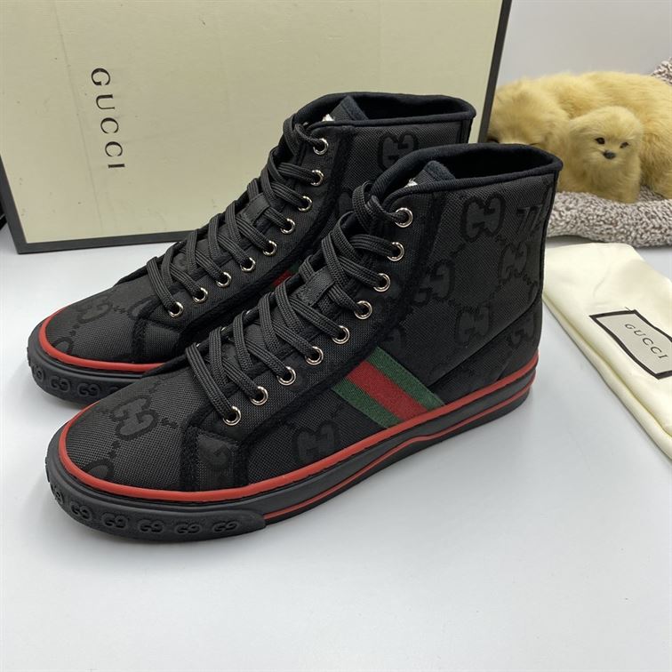Gvc*1 Dupes Shoes OFF THE GRID HIGH TOP BLACK GCC047