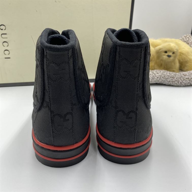 Gvc*1 Dupes Shoes OFF THE GRID HIGH TOP BLACK GCC047
