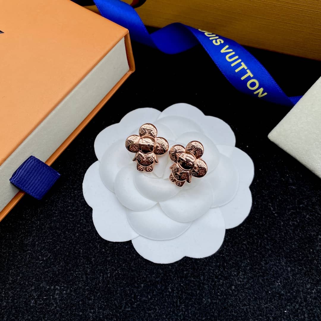 Knockoff L0vis Vvtt0n Logo Earring