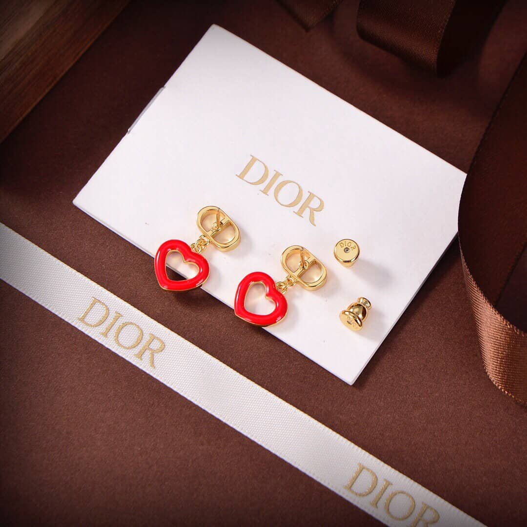 Knockoff Chr1st1an D10r Logo Earring