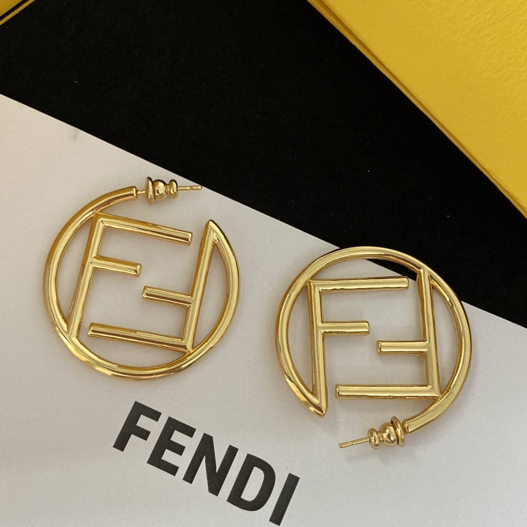 Fake F**di Logo Earring