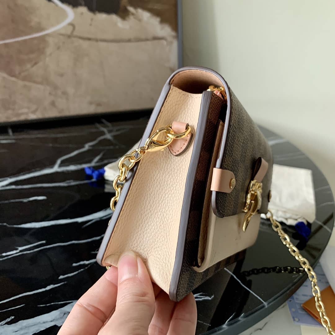 L0vis Vvtt0n Vavin Chain Wallet Damier Ebene Replica Bag N60237