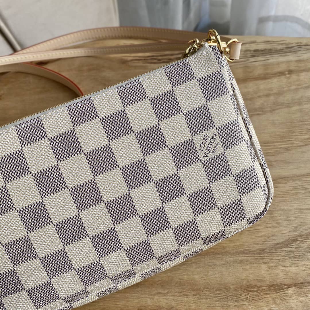 L0vis Vvtt0n Pochette Dupe Damier Azur Accessories M51980 Gray