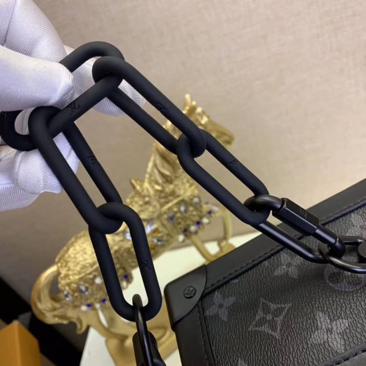 L0vis Vvtt0n x Virgil Abloh Monogram Soft Trunk Replica Black M44478