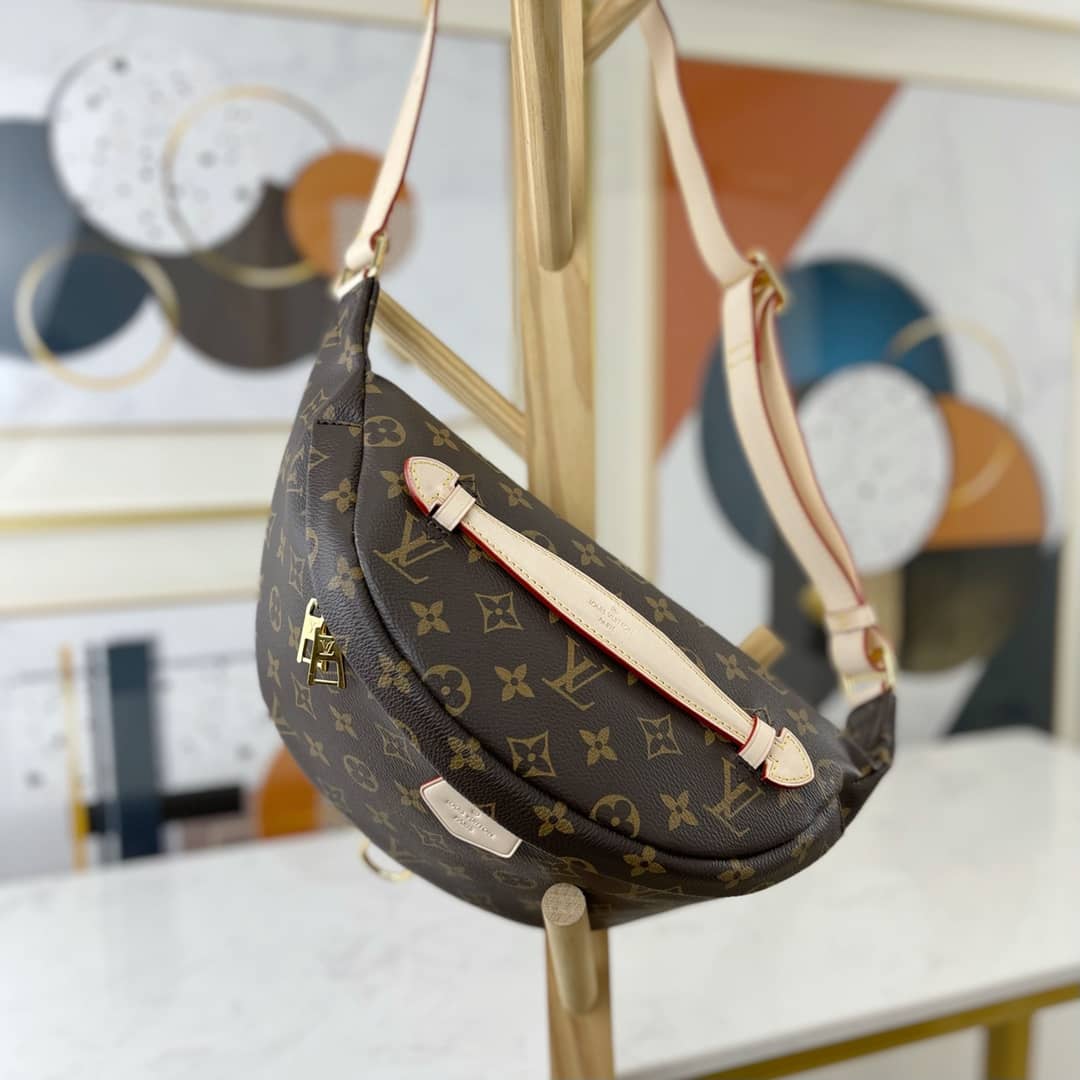 LV Bum Bag Dupe New Monogram Brown M43644
