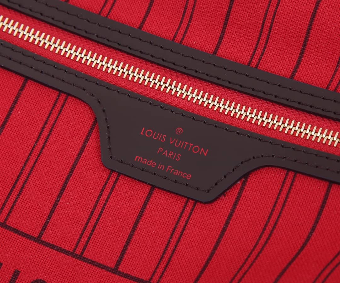 L0vis Vvtt0n Neverfull MM Damier Ebene Tote Replica Red N41358