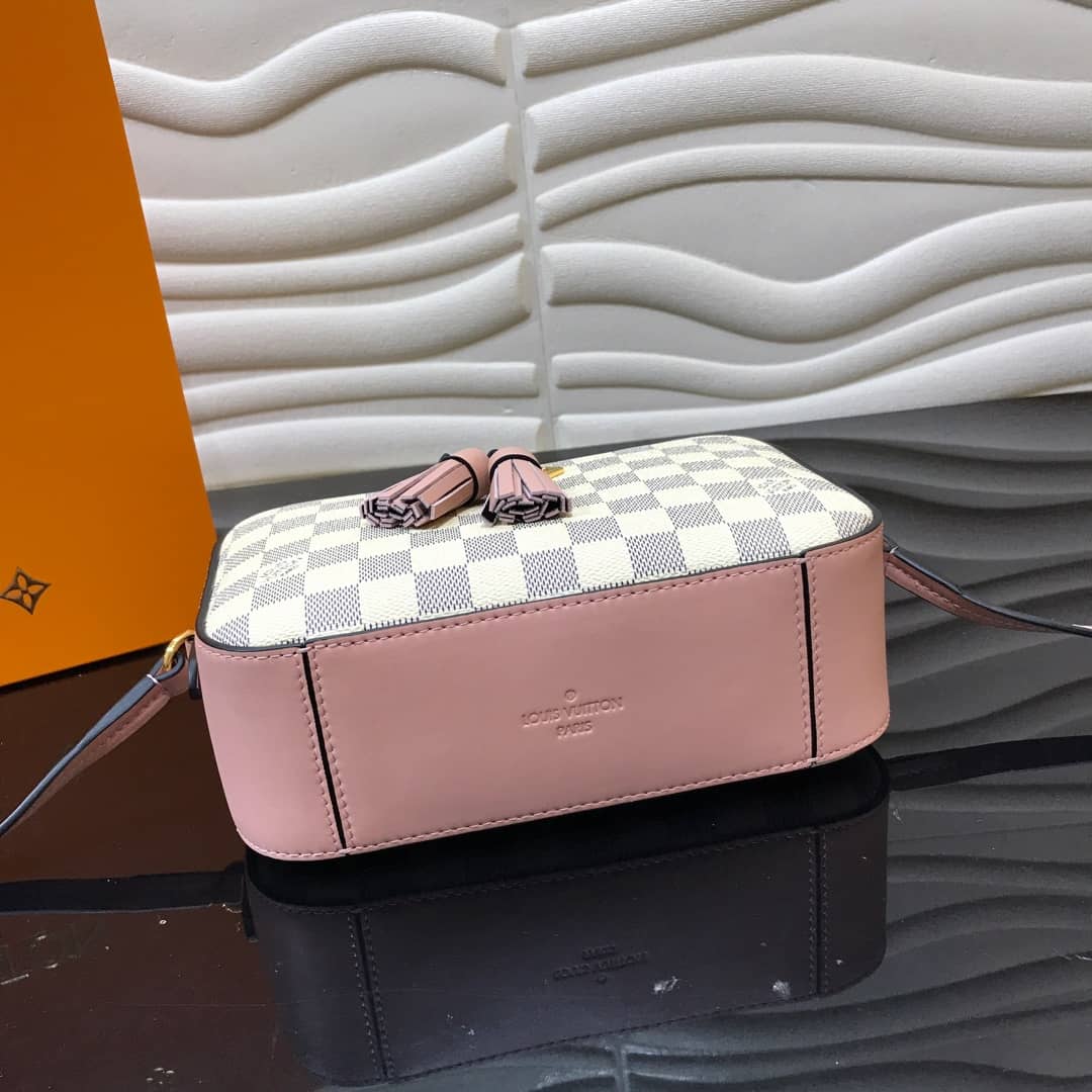 L0vis Vvtt0n Damier Saintonge Replica Camera Bag Pink N40154