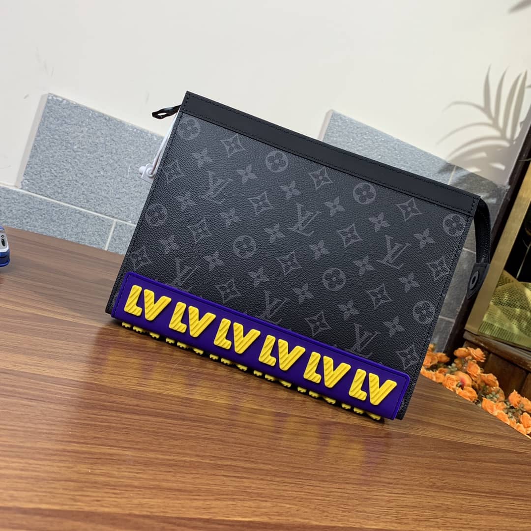L0vis Vvtt0n Monogram Canvas Replica Pochette Voyage Blue M80792
