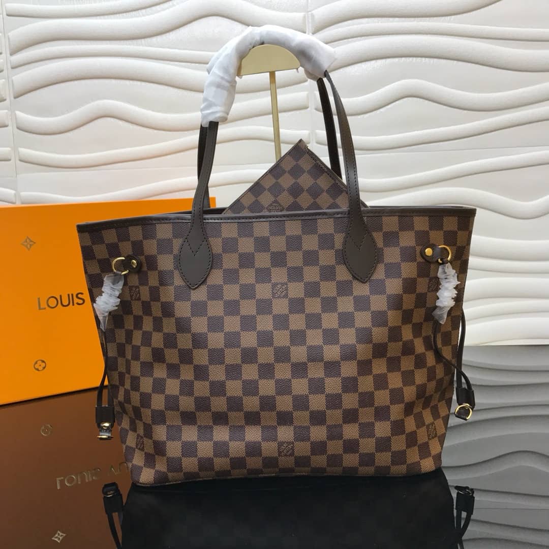 L0vis Vvtt0n Neverfull MM Damier Ebene Bag Replica Red N40995