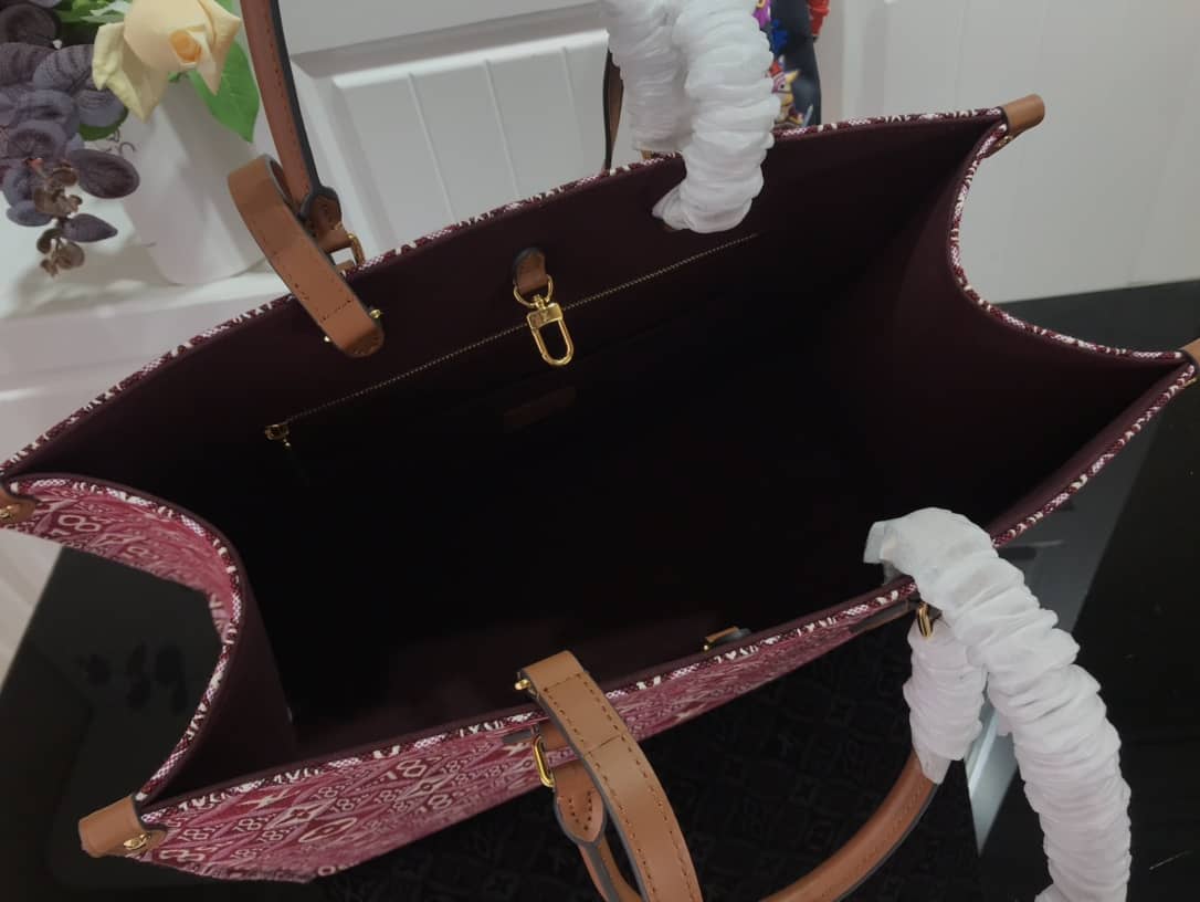LV Tote Dupe On the Go GM Since 1854 Tote Replica Red M57207