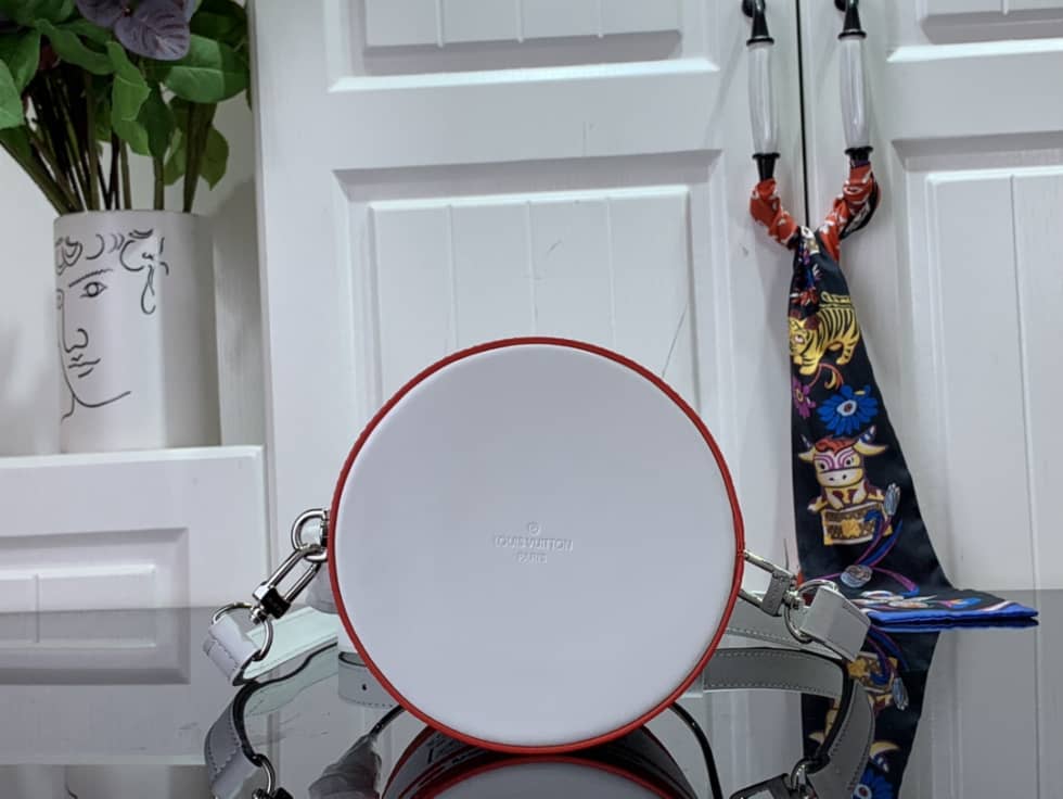 L0vis Vvtt0n Paint Can Small Red M81595 Replica Bucket Bag