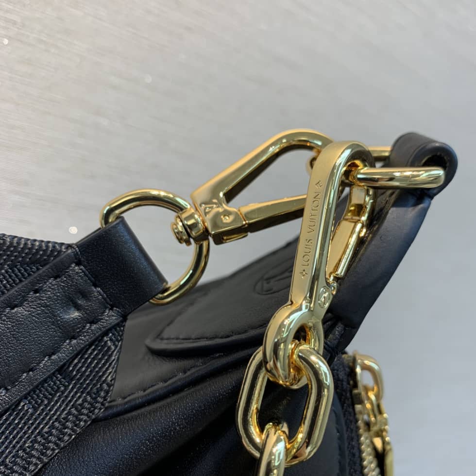 L0vis Vvtt0n Over The Moon Bubblegram Black M59799 Replica Hobo