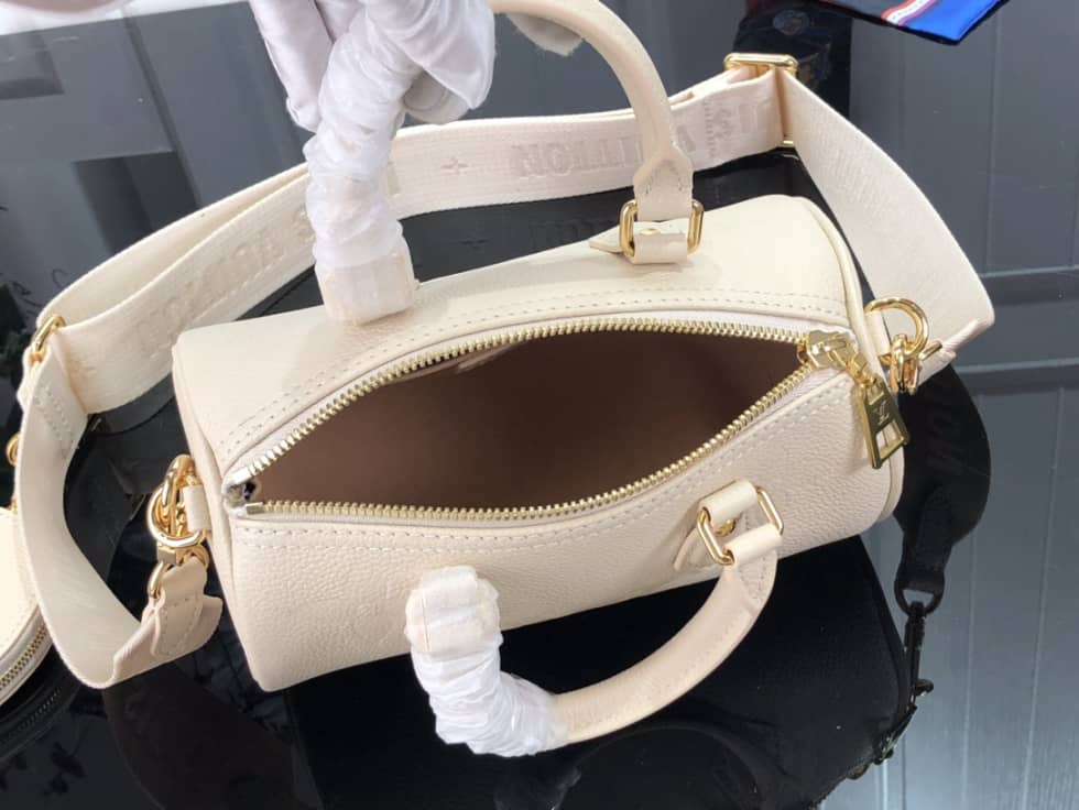 L0vis Vvtt0n Papillon BB Bicolour Monogram Empreinte Leather M46031 Replica Shoulder Bag