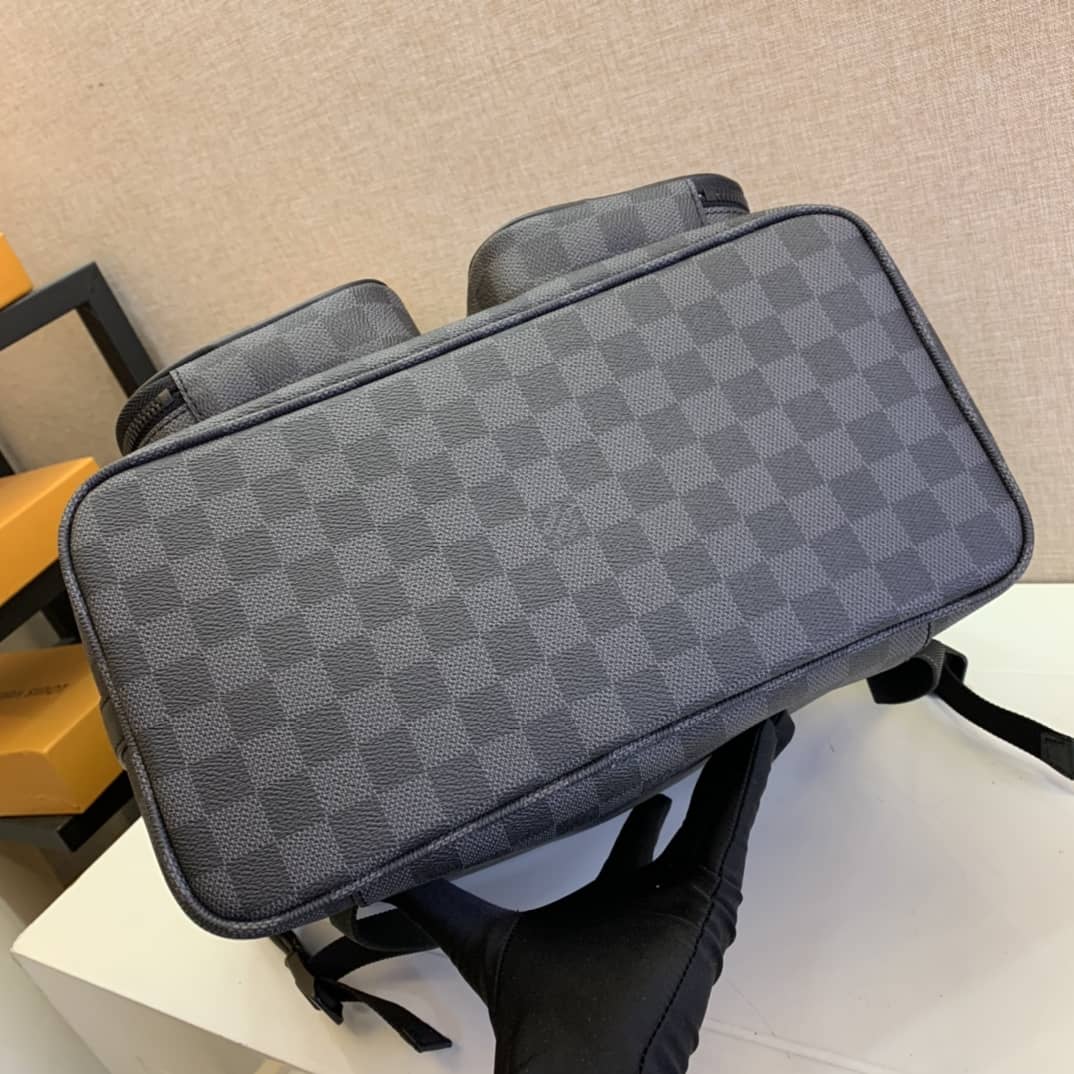L0vis Vvtt0n Damier Graphite Coated Canvas Utility Replica Backpack N40279