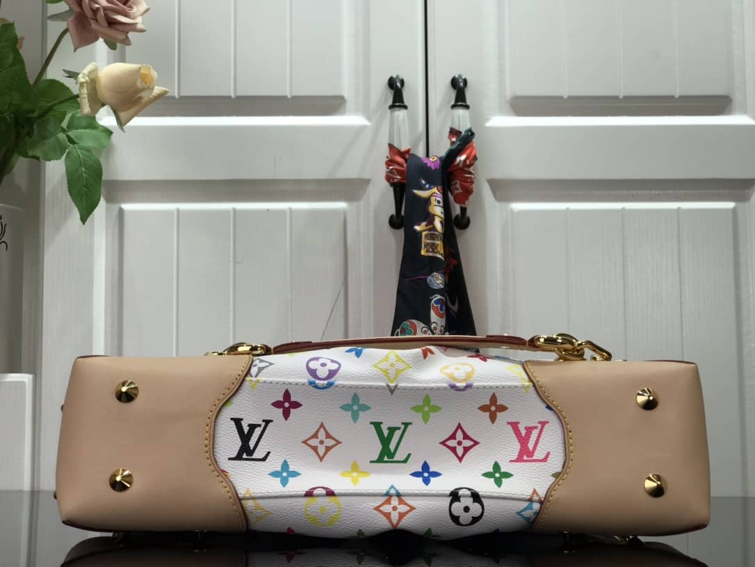 L0vis Vvtt0n Judy MM 2way Monogram Multi-Color Bag Replica White M40255