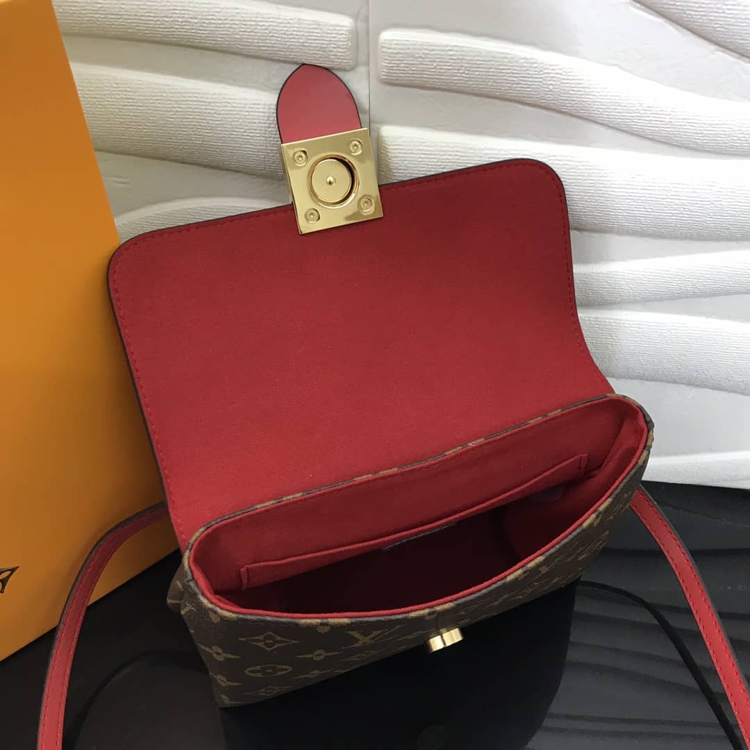 L0vis Vvtt0n Locky BB Replica Crossbody Bag Red M44321