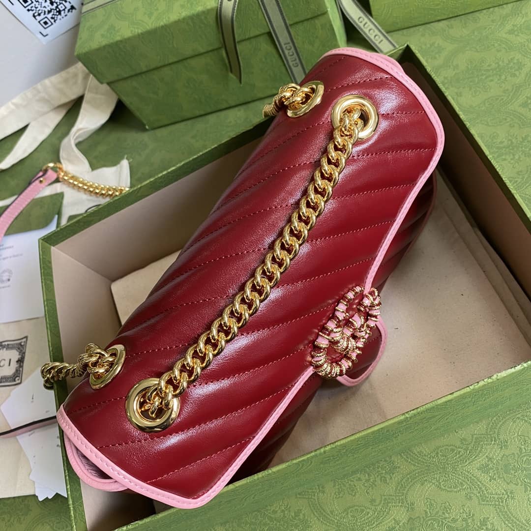Gvc*1 Marmont GG Small matelassé Shoulder Bag Replica 443497