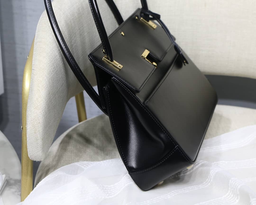D10r Latte Smooth Calfskin Parisienne Bag