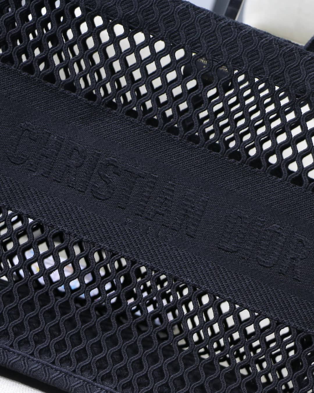Chr1st1an D10r Mesh Book Tote Bag