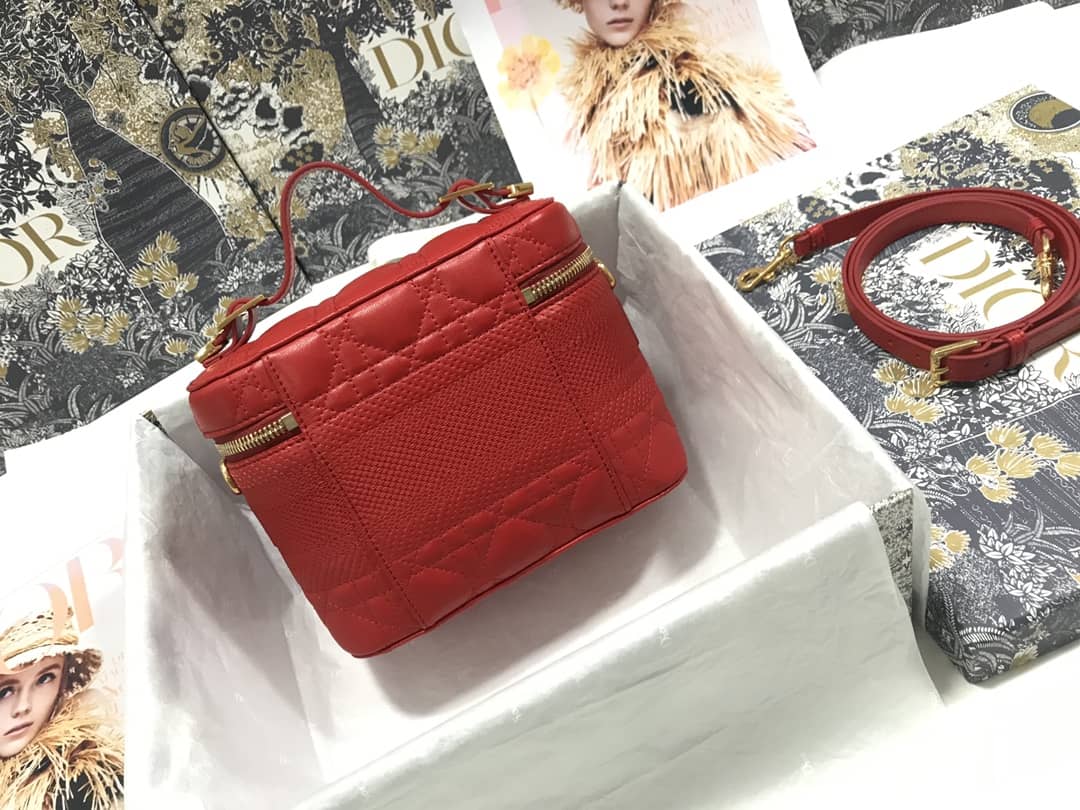 D10r Dupe Travel Lambskin Vanity Case
