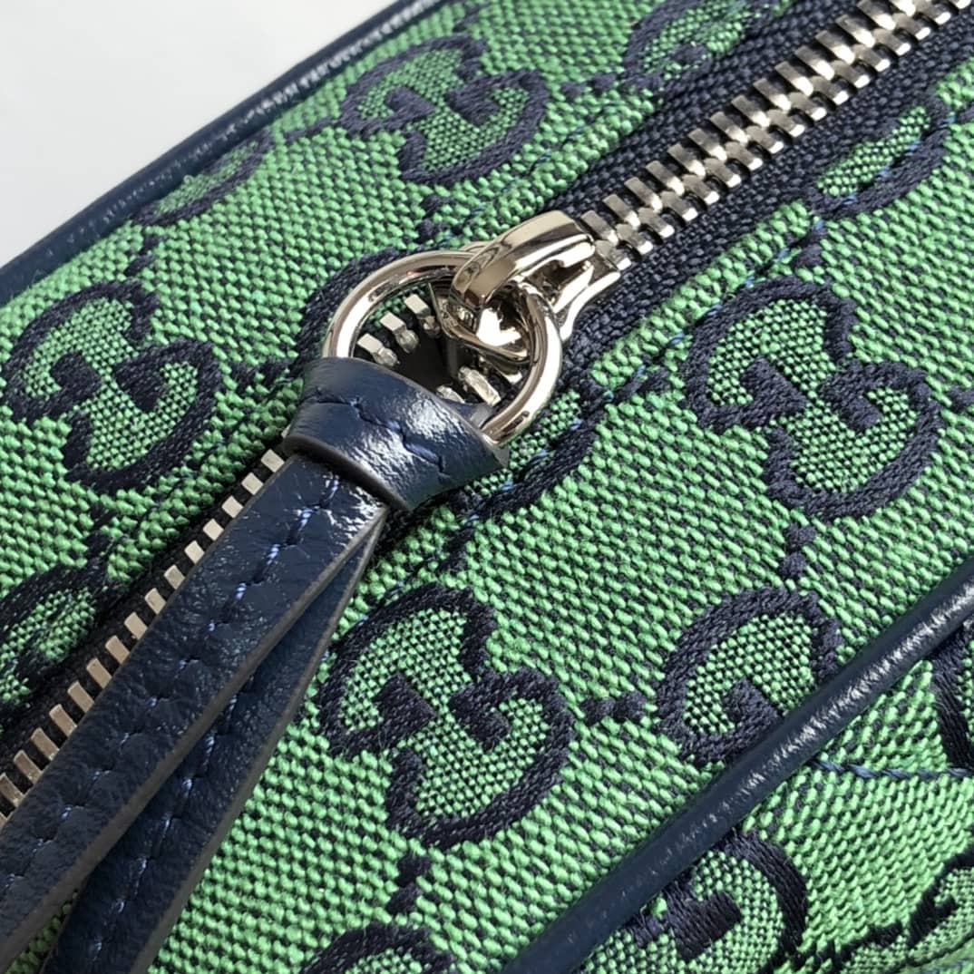Gvc*1 Handbag Dupes GG Marmont Small Shoulder Handbag Camera Bag Replica Green 447632