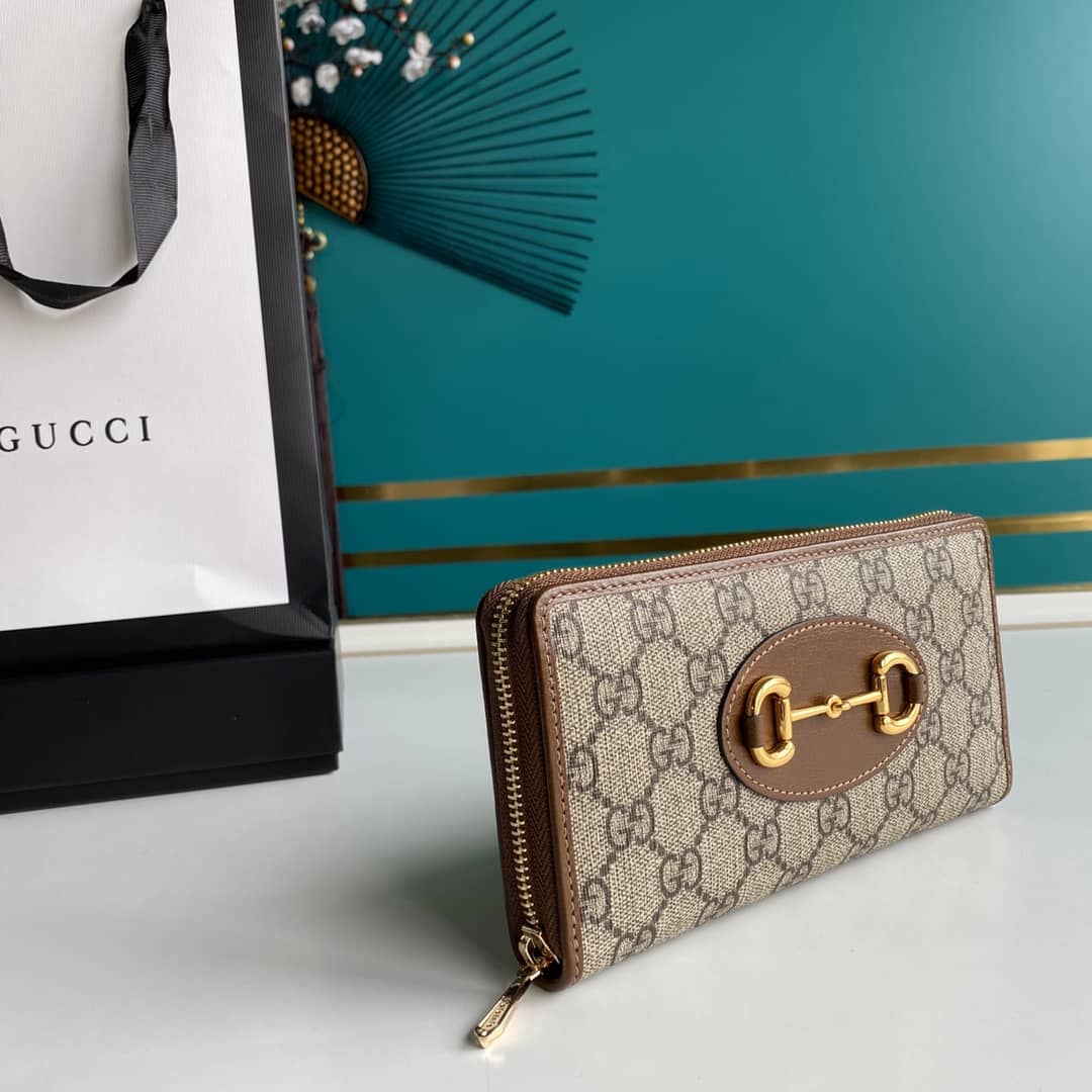 Gvc*1 Horsebit 1955 Zip Around Wallet 621889 Replica