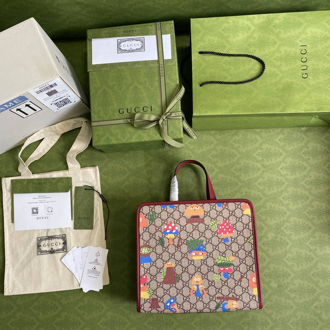Gvc*1 GG Printed Multicolor Kids Girl Tote Replica 605614
