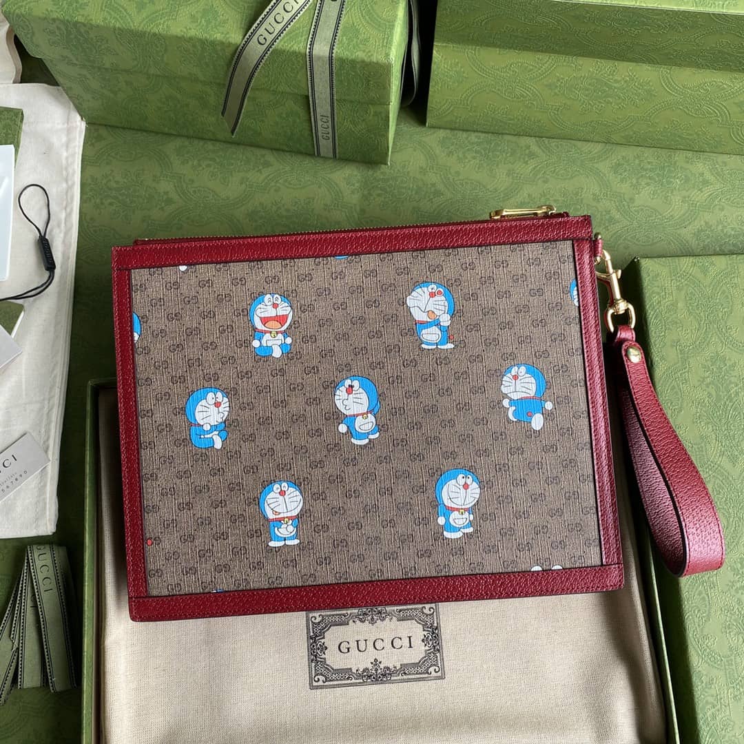 Gvc*1 Doraemon x Gvc*1 Pouch Clutch Replica 647804