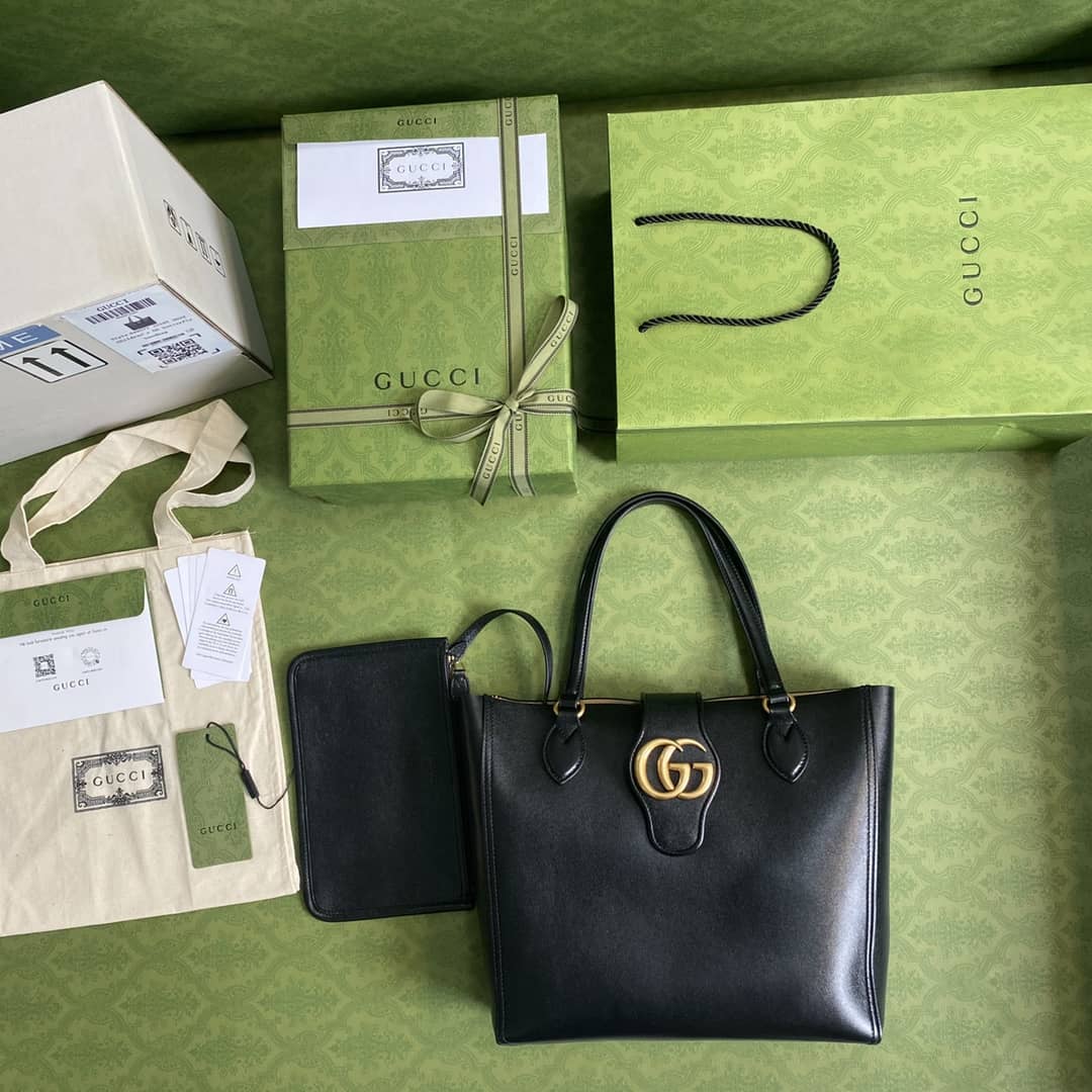 Gvc*1 GG Double Small Tote Replica 652680