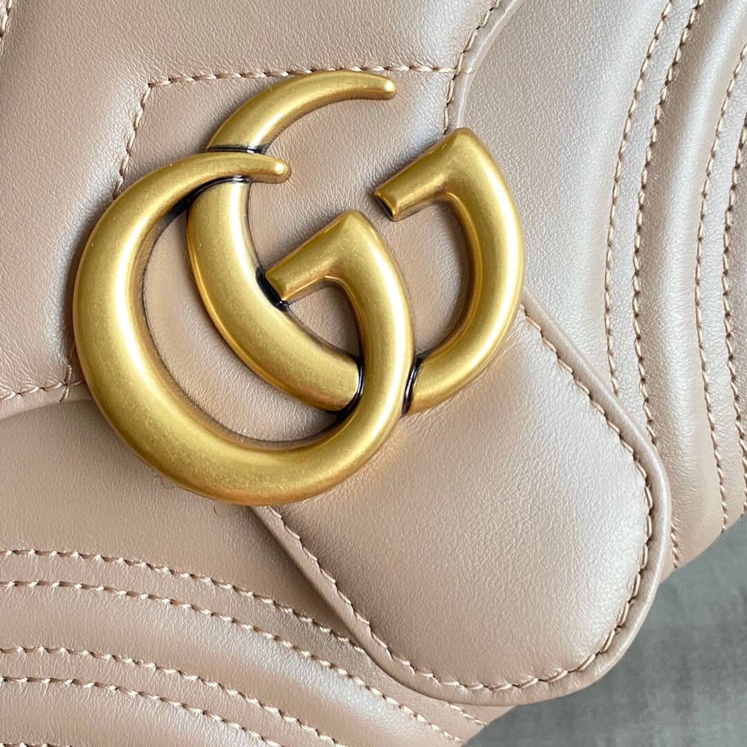 Gvc*1 Marmont Dupe GG Marmont Replica Bag Pink 498100
