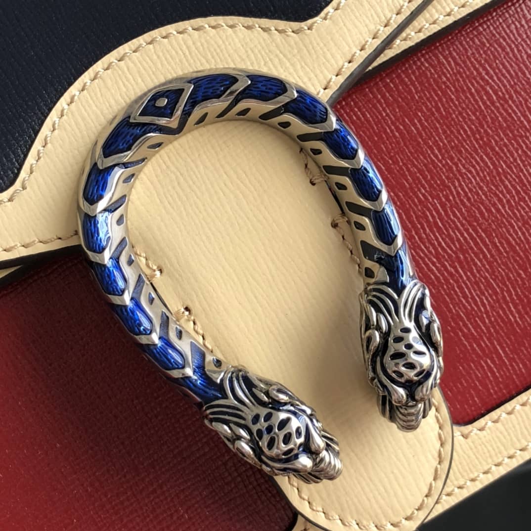 Gvc*1 GG Svp*me Dionysus Chain Shoulder Bag Replica Blue Red 400249