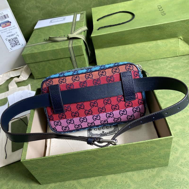Gvc*1 GG Multicolor Belt Bag Replica Colorful 658657