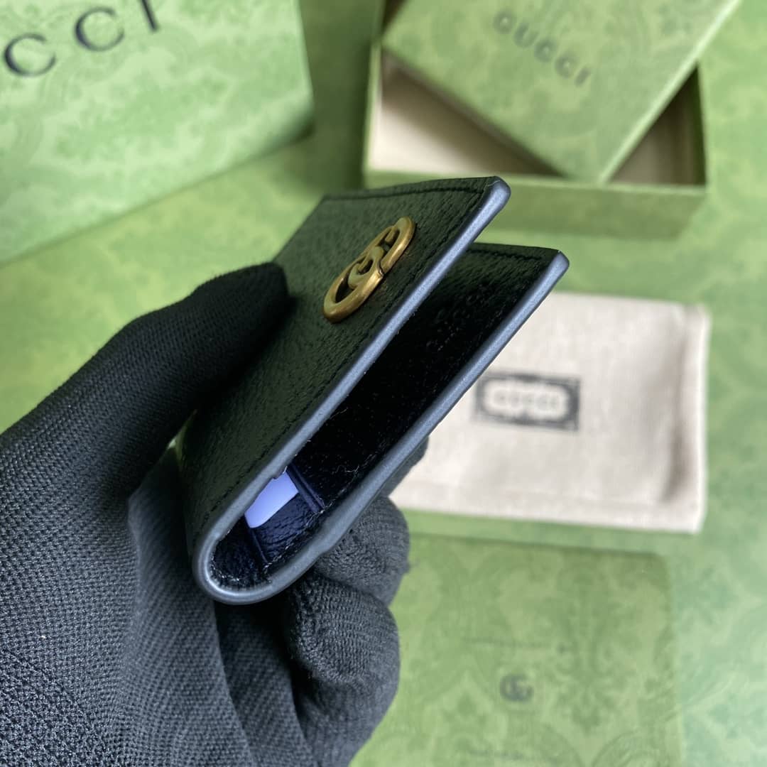Gvc*1 GG Marmont Card Case Wallet Replica 547075