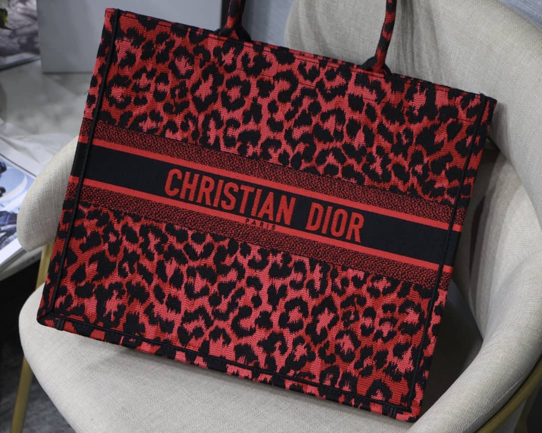 Chr1st1an D10r CD Book Embroidery Replica Tote