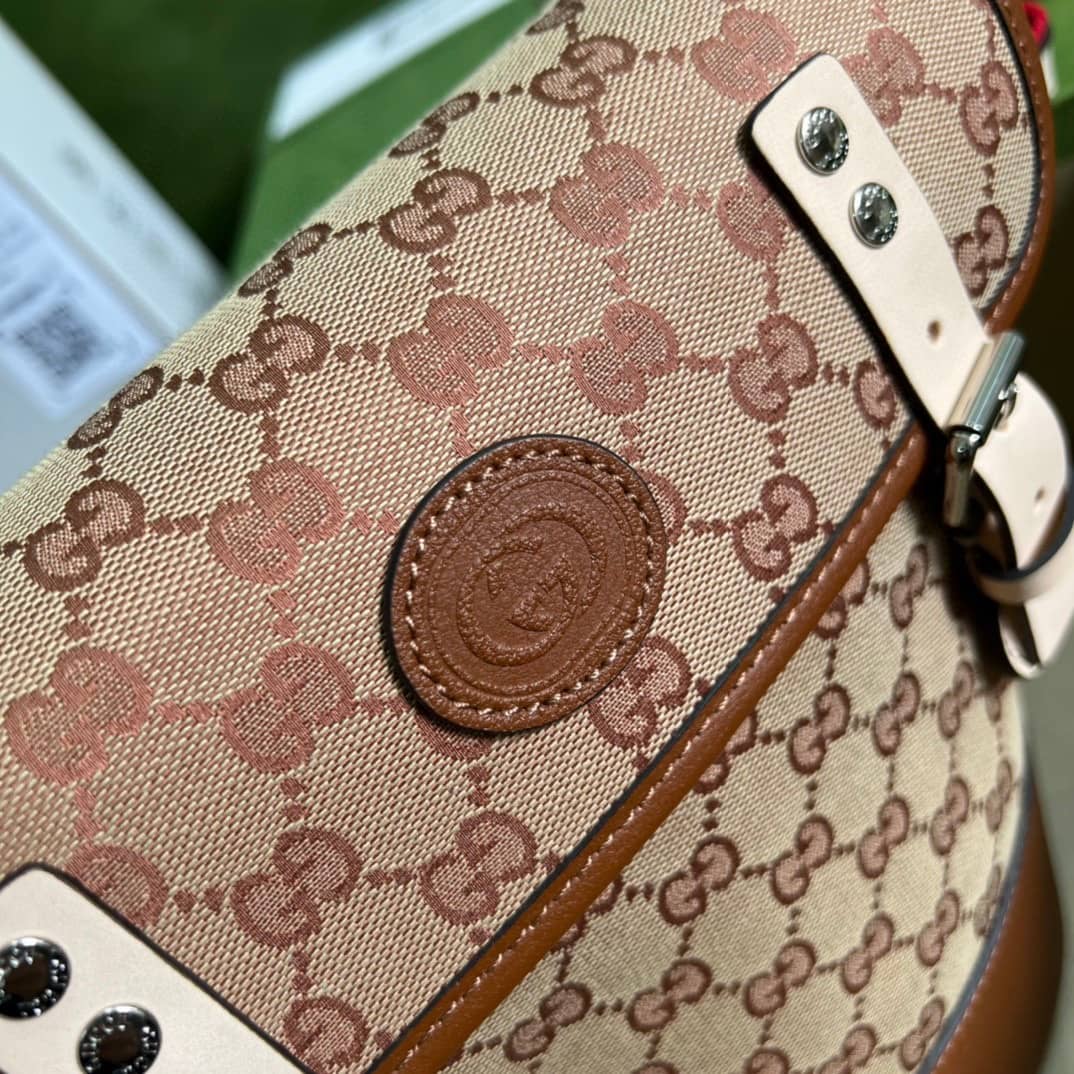 Gvc*1 GG Svp*me Canvas Bucket Bag Replica 630819