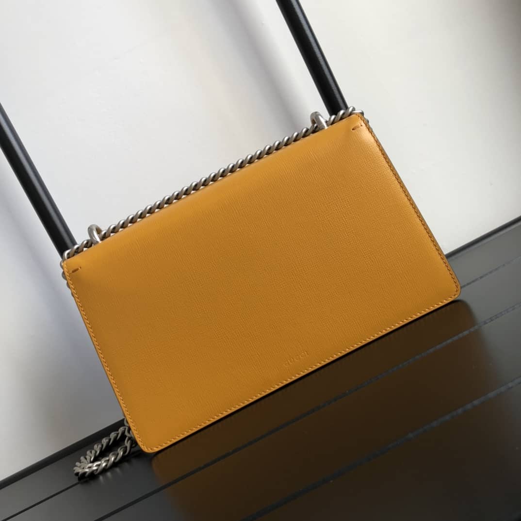 Gvc*1 GG Svp*me Dionysus Chain Shoulder Bag Replica White Yellow 400249