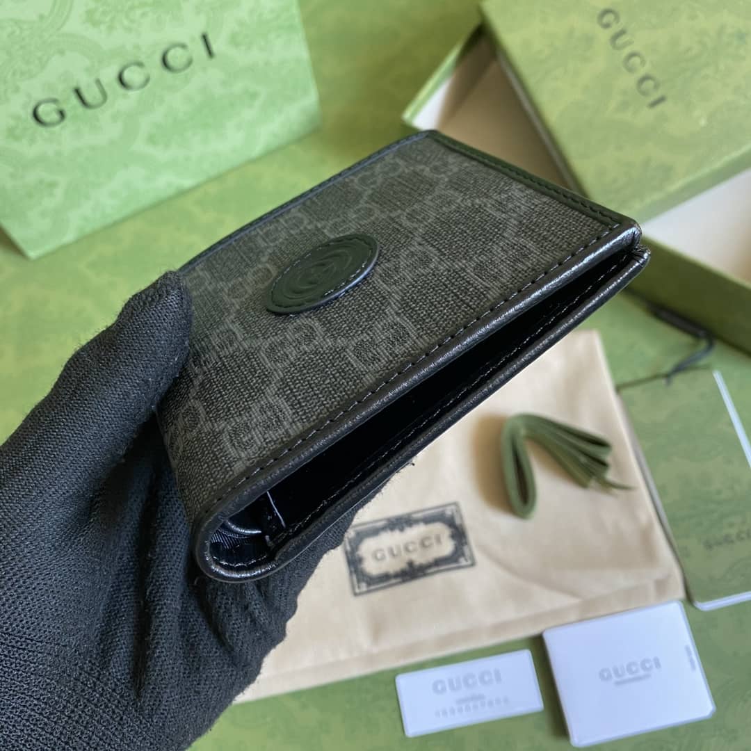 Gvc*1 Interlocking GG Svp*me Wallet Replica 671652