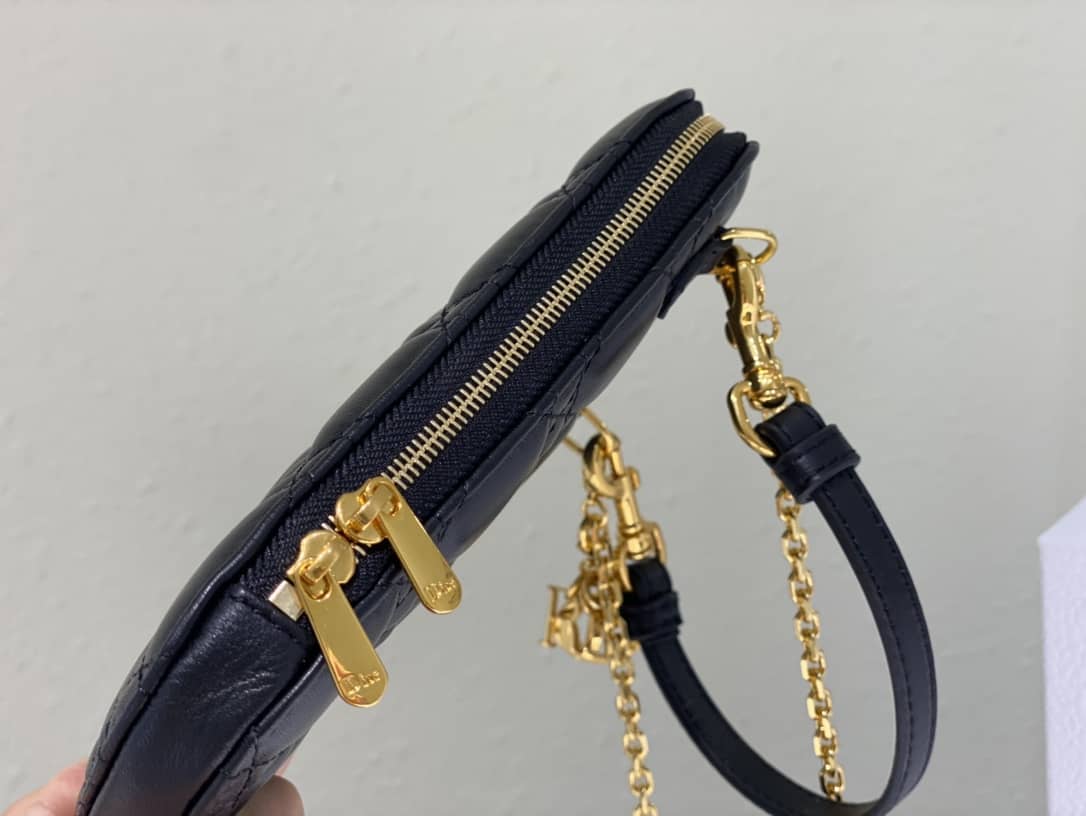 Lady D10r Dupe Lambskin 18CM Phone Holder