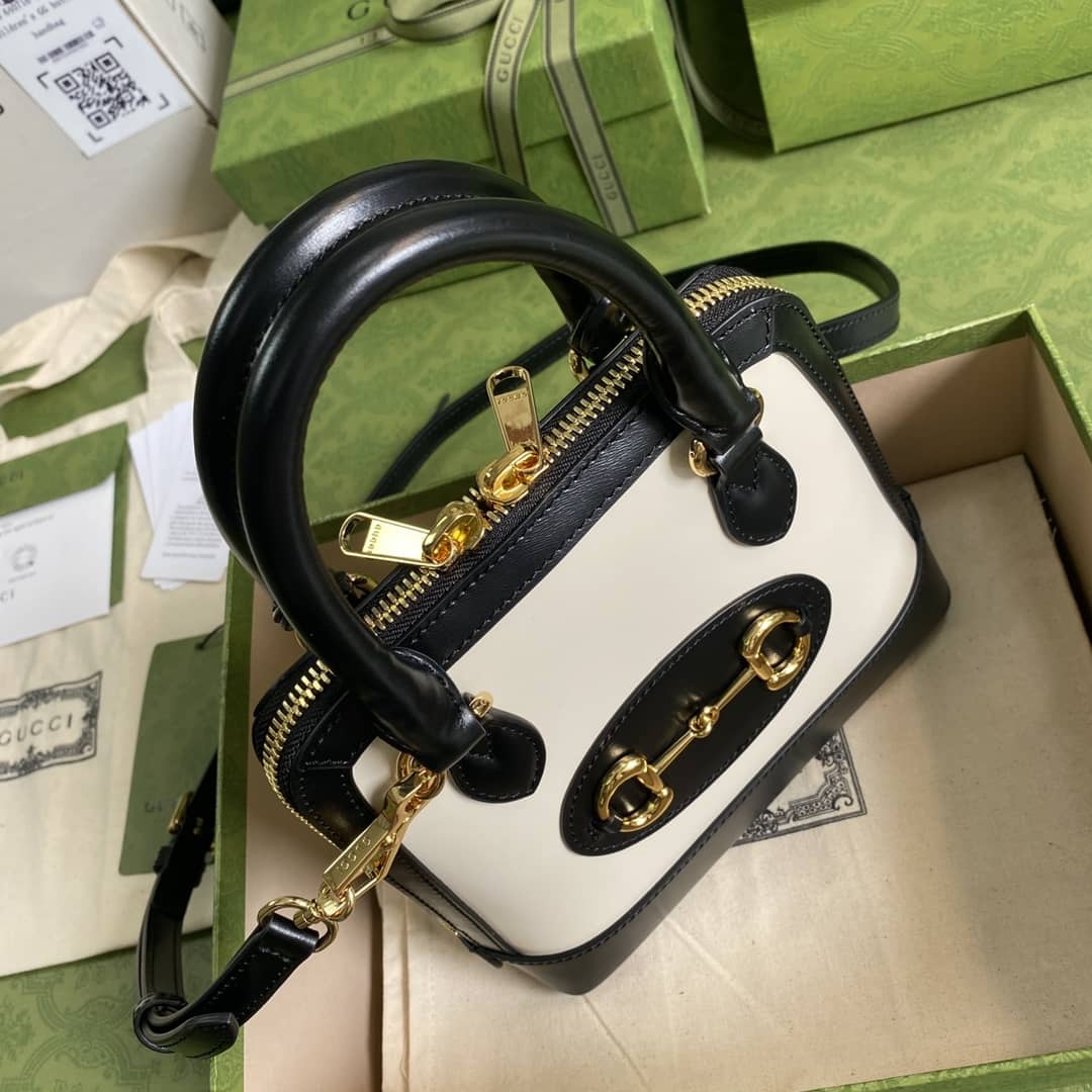 Gvc*1 1955 Horsebit GG Mini Top Handle Bag Replica 640716