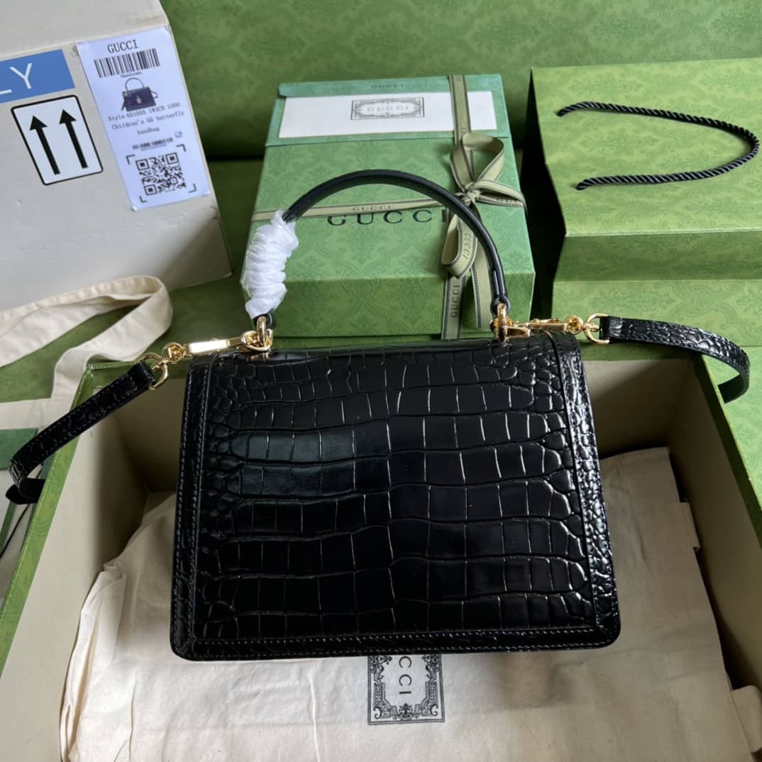 Gvc*1 Ophidia Small Top Handle Shoulder Bag With Web 651055 Replica