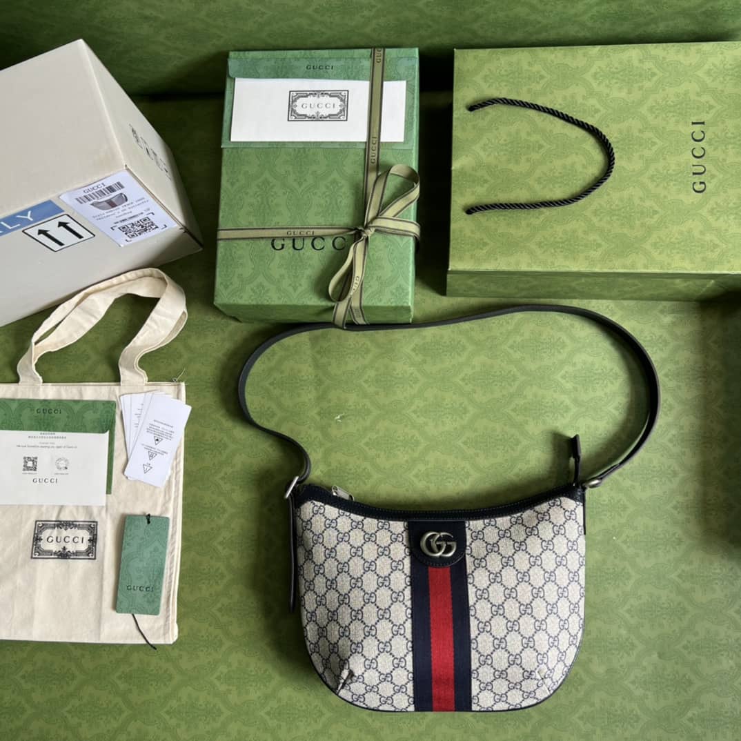 Gvc*1 Ophidia Small GG Svp*me Canvas Beige 598125 Replica Shoulder Bag