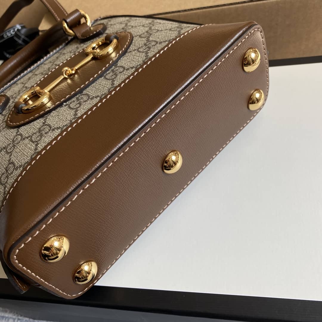 Gvc*1 1955 Horsebit GG Mini Top Handle Bag Replica 640716
