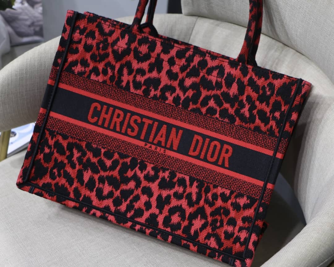 Chr1st1an D10r CD Book Embroidery Replica Tote